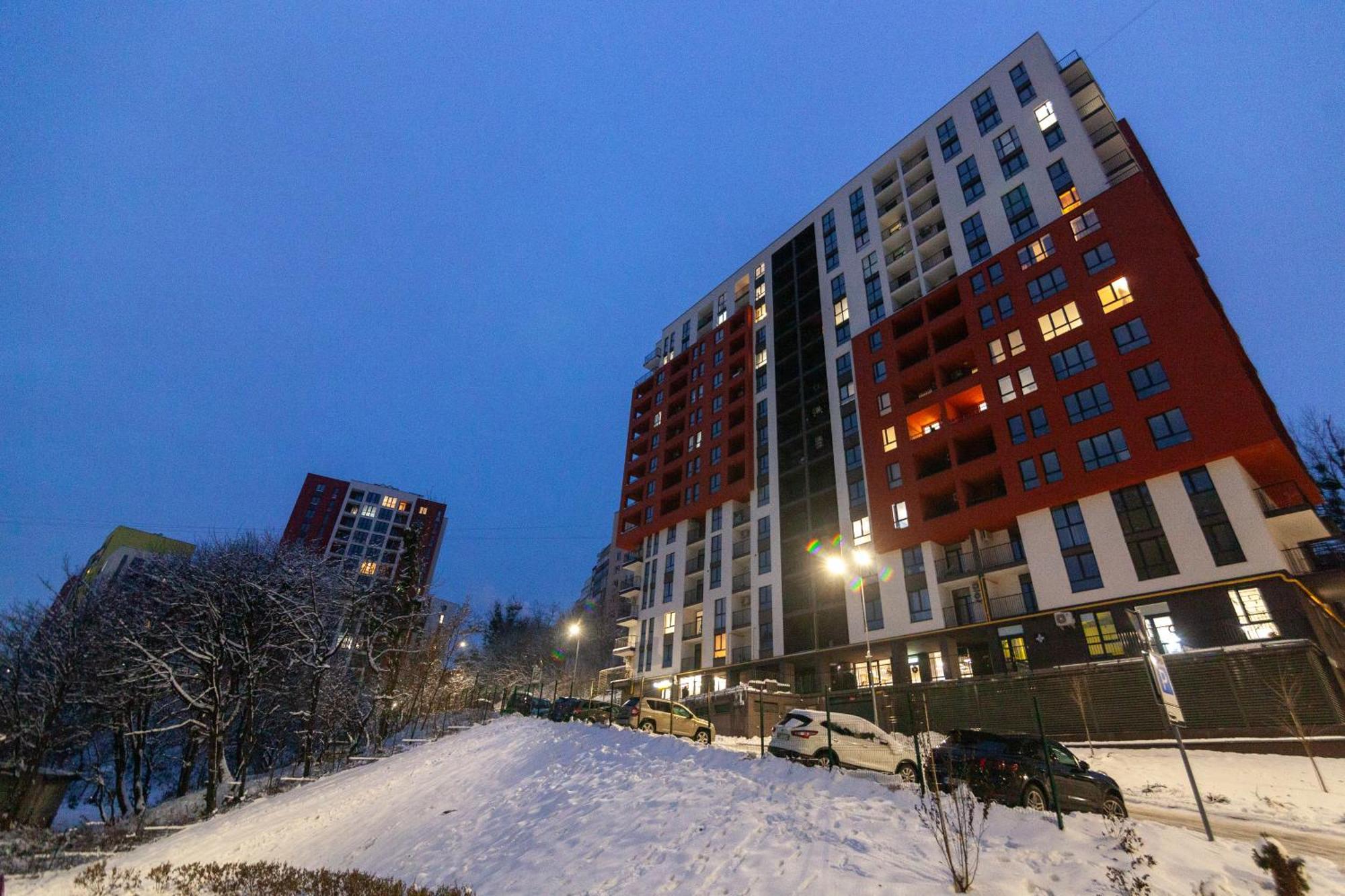 Apartment Shevchenko St.,New Building Lviv Exteriör bild
